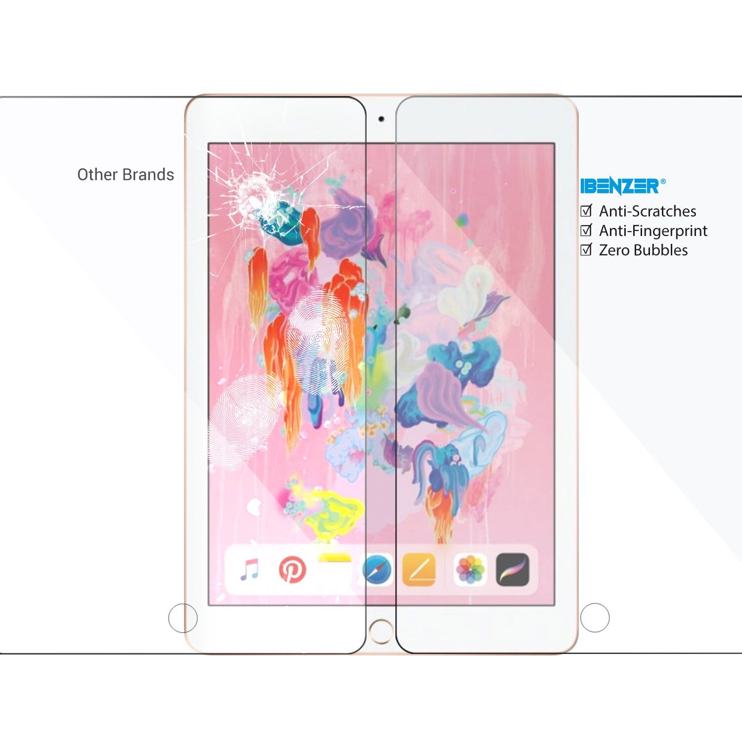 Screen Protector 9.7''- iPad 5/6 (50pc)