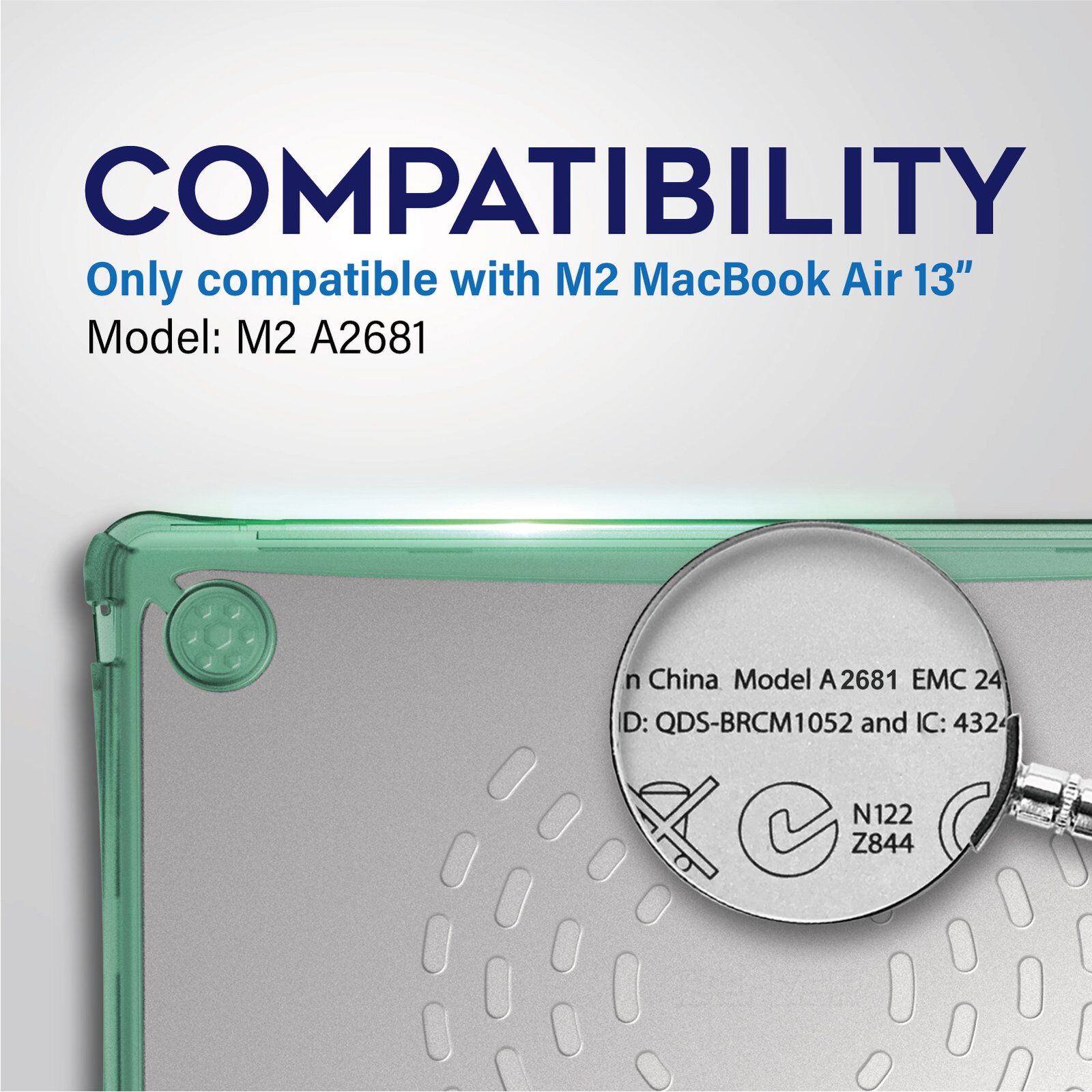 Hexpact Secure Lock Case for Macbook Air 13.6’’ 2022-2025 - Image 2