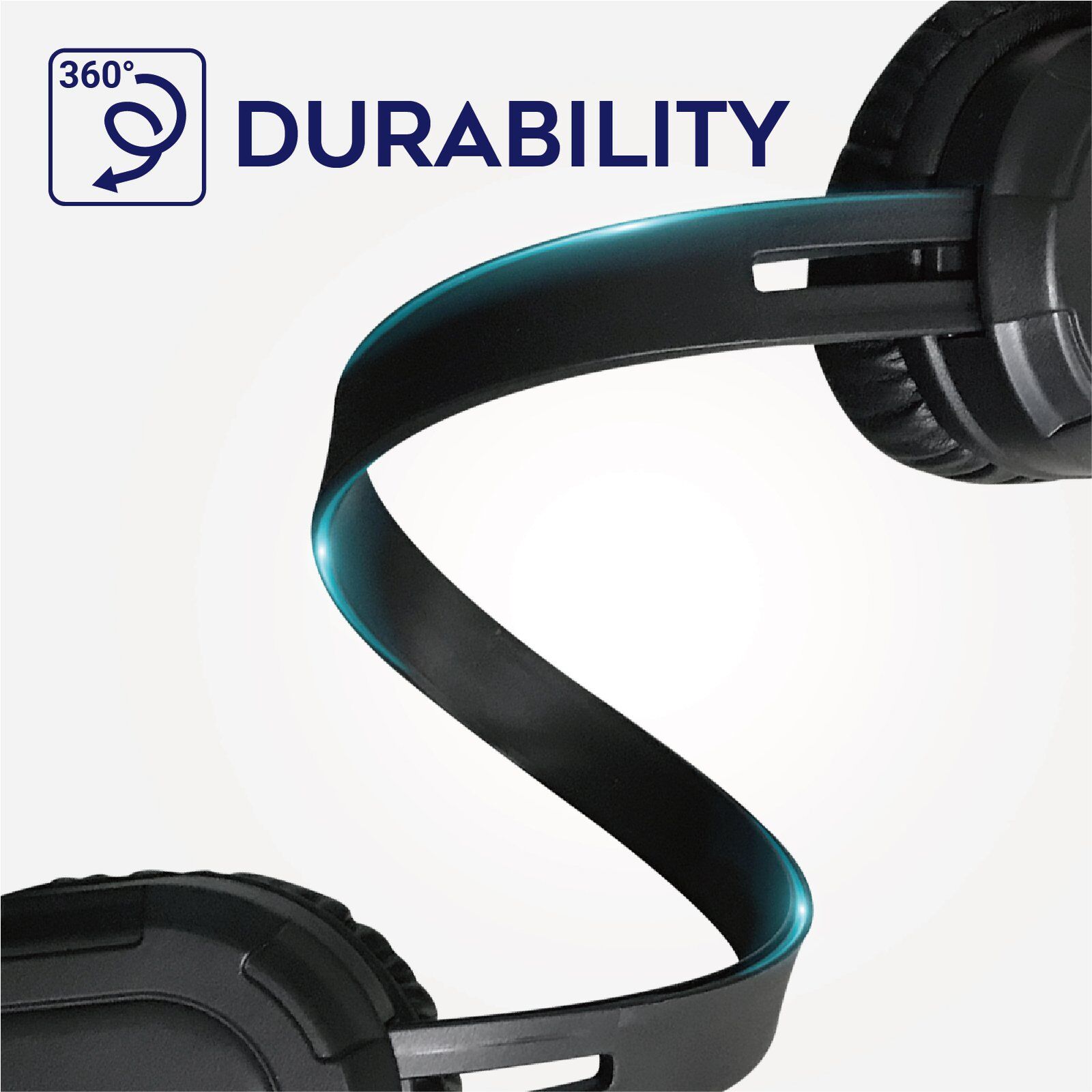 HS01A+A Noise Cancelling Rugged Headset with Integrated Mic and 3.5mm Jack + USB-A Adatper - Image 2