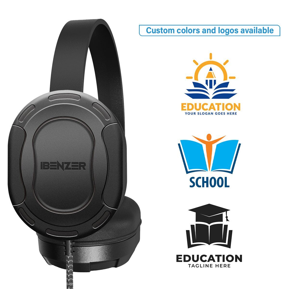HS01A+A Noise Cancelling Rugged Headset with Integrated Mic and 3.5mm Jack + USB-A Adatper - Image 6