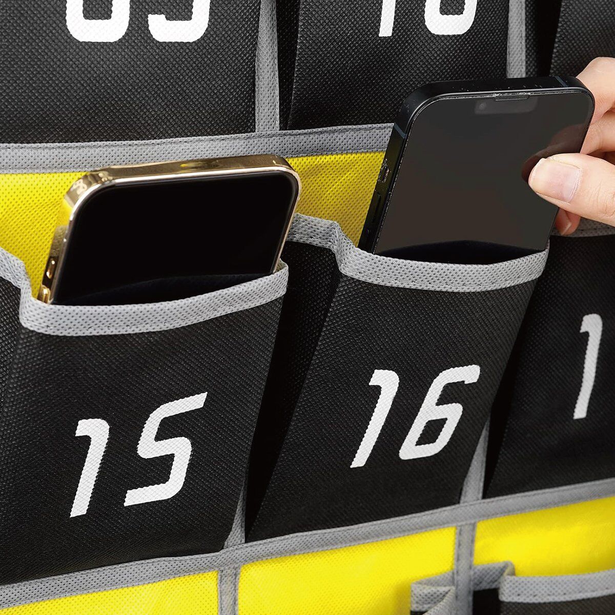 IBenzer Class Pocket Chart - 36 Pockets Black - Image 5
