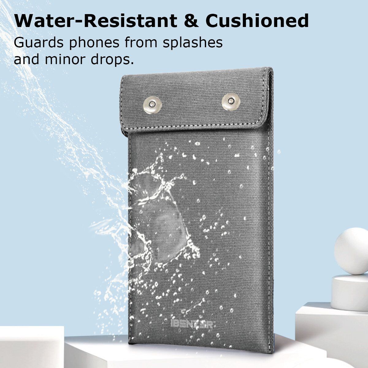 iBenzer Faraday Signal-Blocking Cell Phone Pouch - CP05 - Image 3