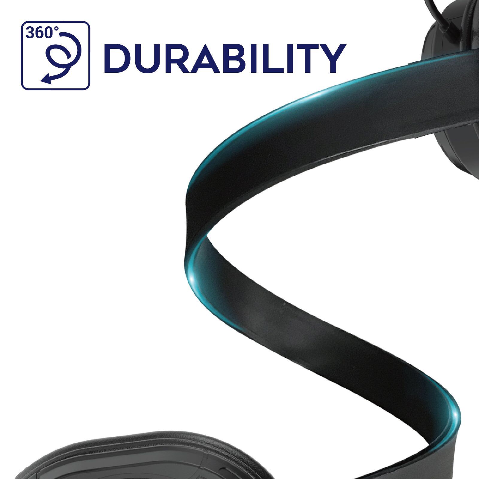 HS01B Noise Cancelling Rugged Headset with a Boom Mic and 3.5mm Jack - Image 4