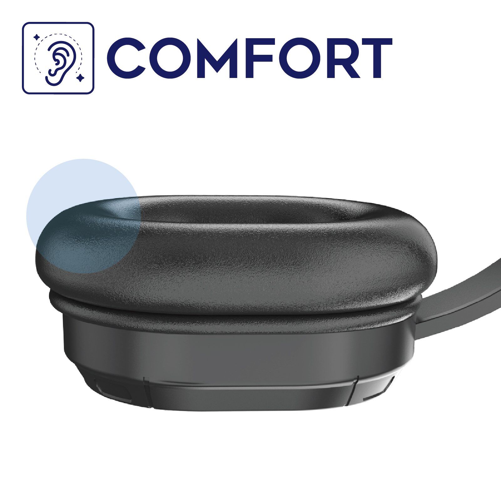 HS01B Noise Cancelling Rugged Headset with a Boom Mic and 3.5mm Jack - Image 6