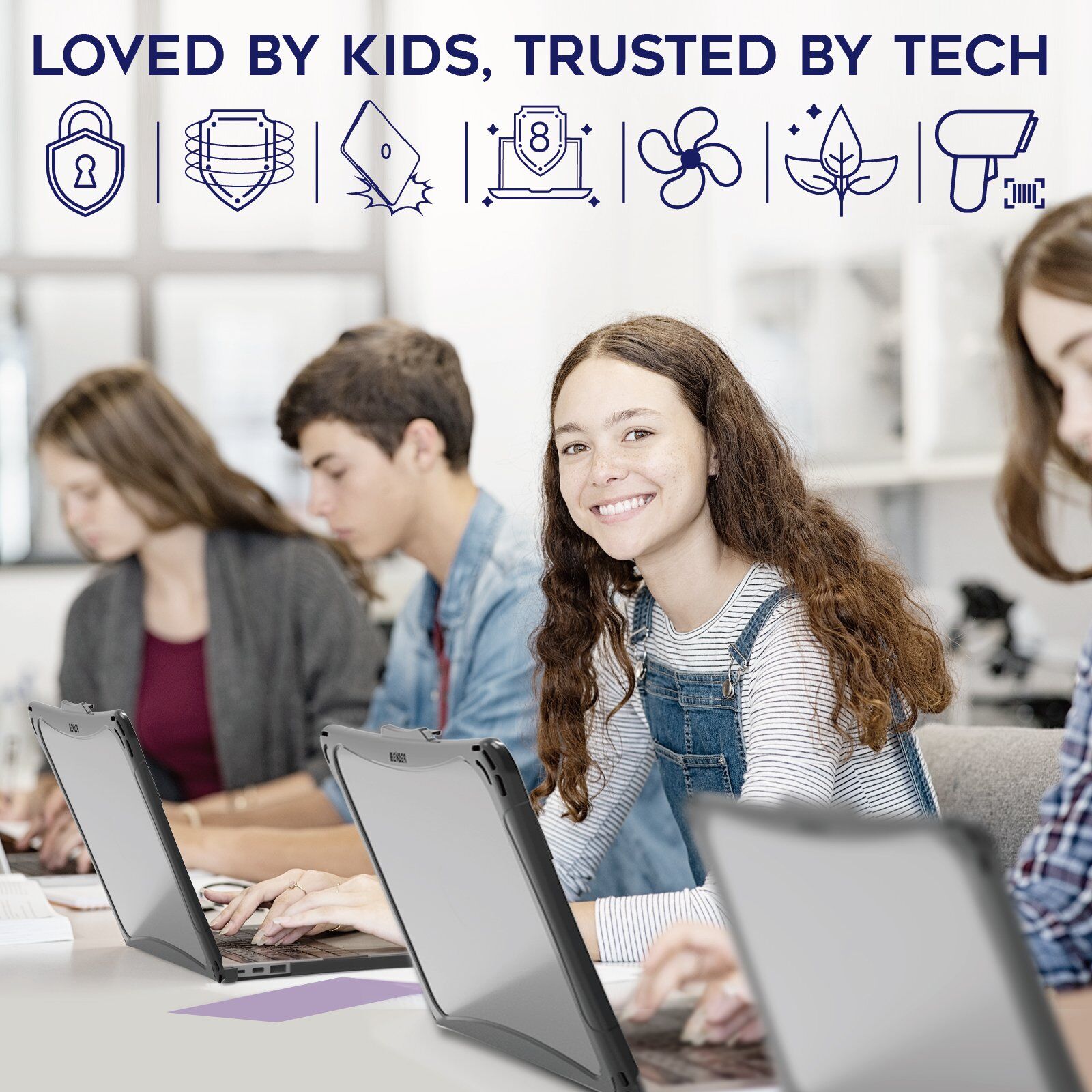 Hexpact 360 Case for Dell Chromebook 11'' P29T CC11260 2in1 - Image 10