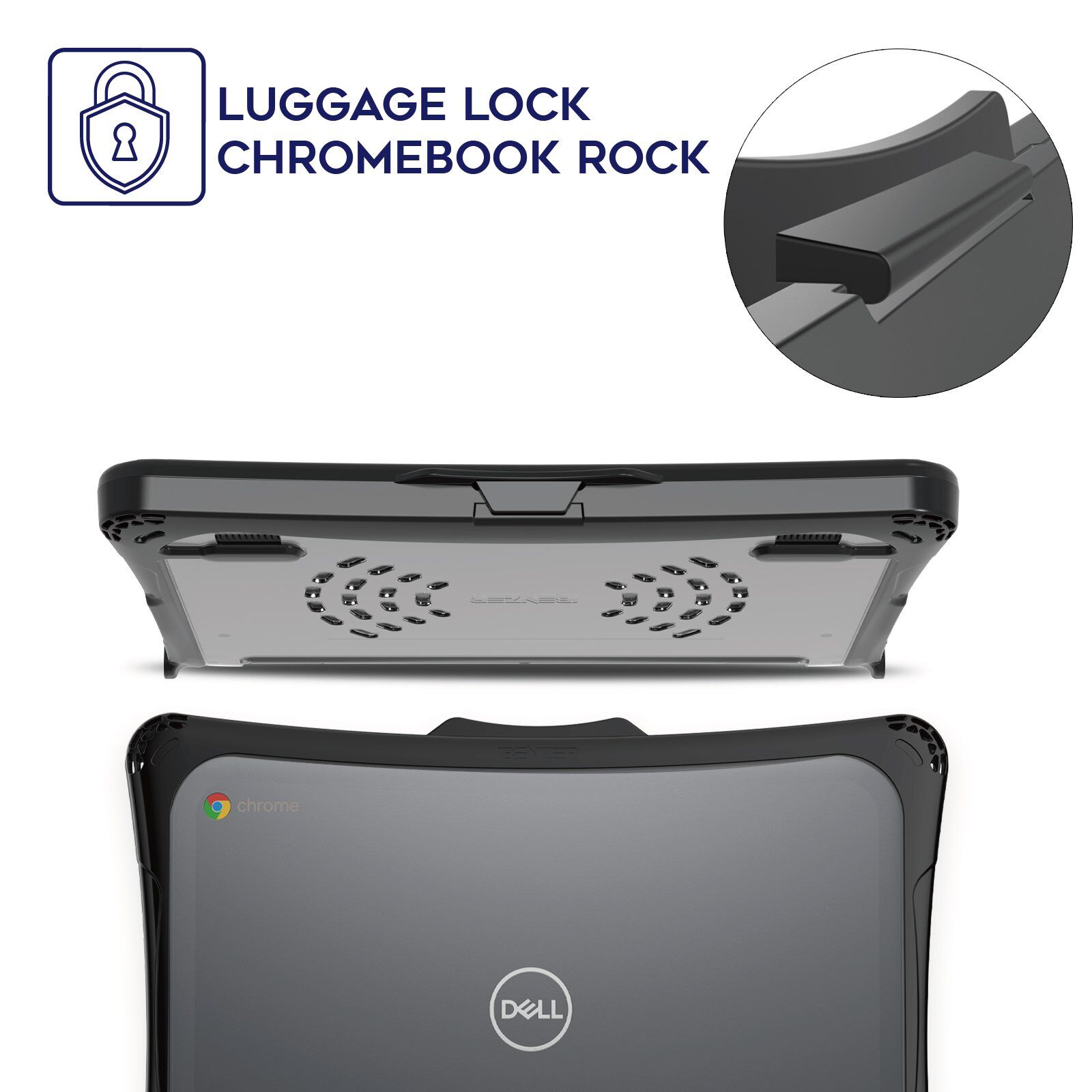 Hexpact 360 Case for Dell Chromebook 11'' P29T CC11260 2in1 - Image 3