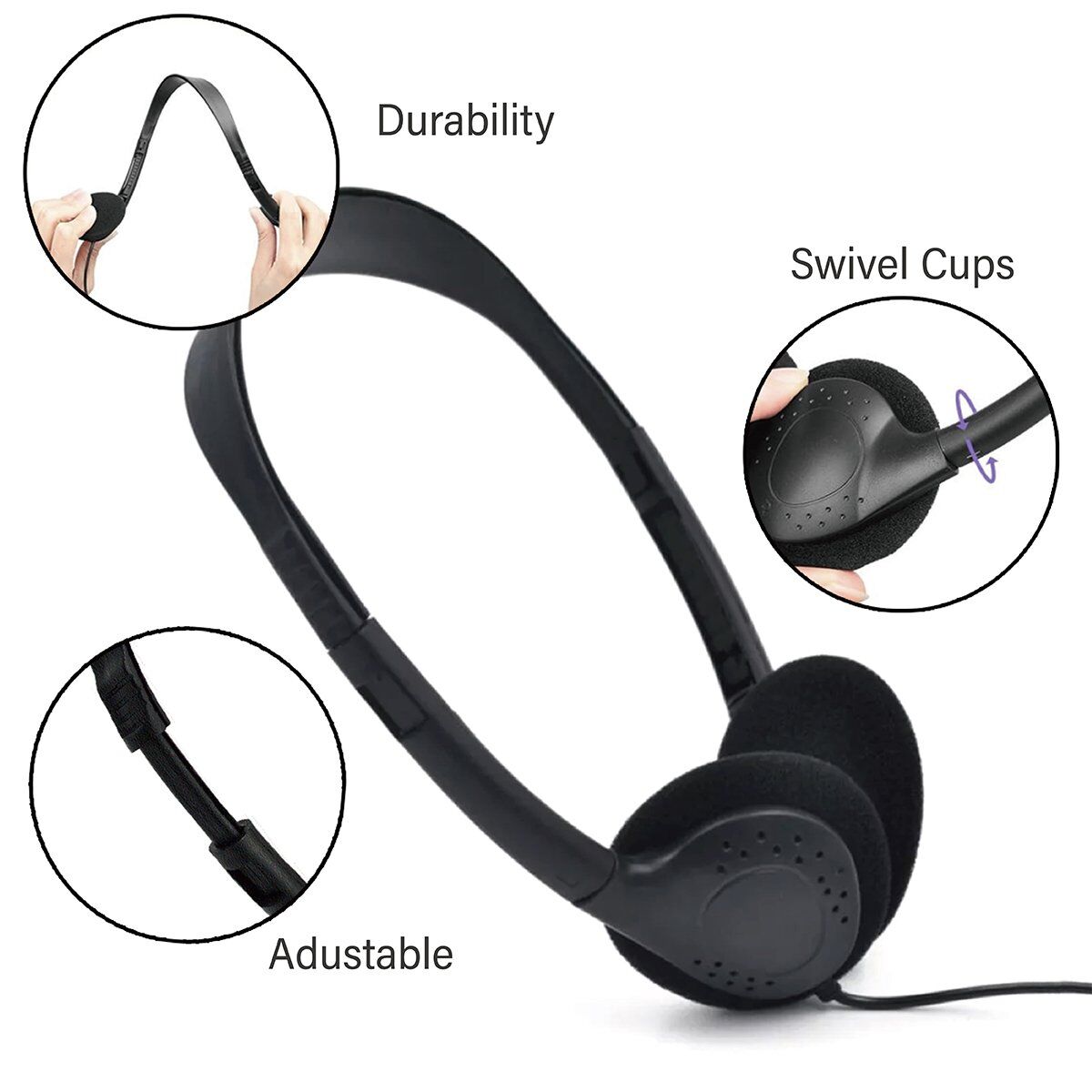 HS03 Headset with USB-A - Image 6