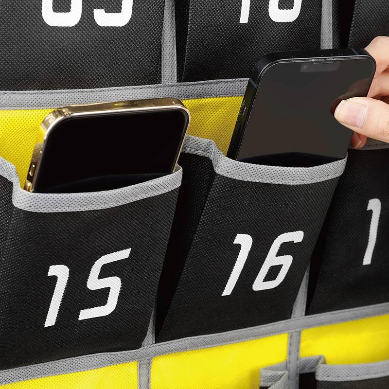 IBenzer Class Pocket Chart - 36 Pockets Black - Image 5